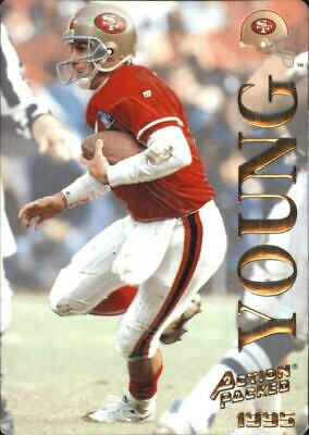 Steve Young #13 Football Cards 1995 Action Packed