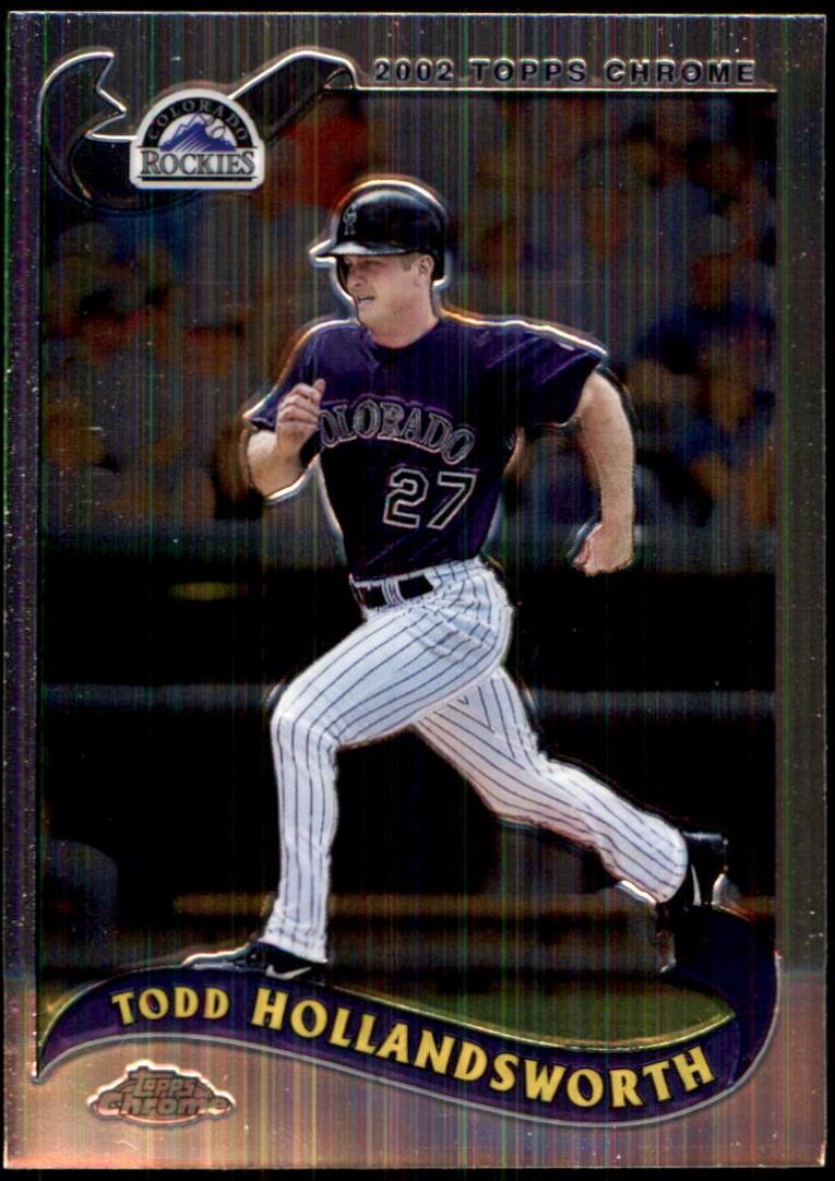 Todd Hollandsworth #185 2002 Topps Chrome Baseball