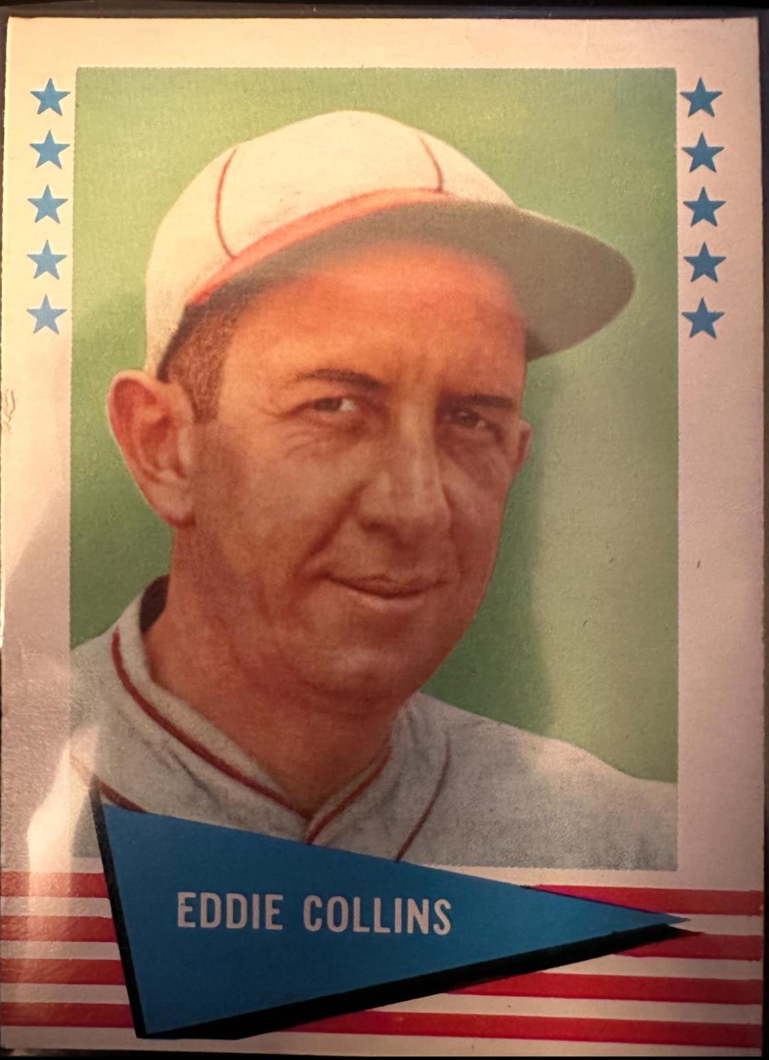 Eddie Collins #16 Baseball Cards 1961 Fleer
