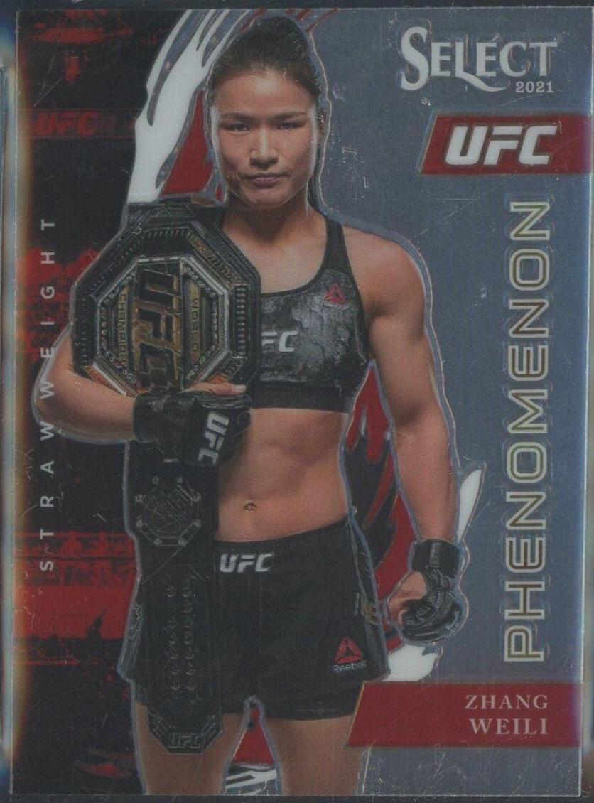 Zhang Weili #2 Ufc Cards 2021 Panini Select UFC Phenomenon