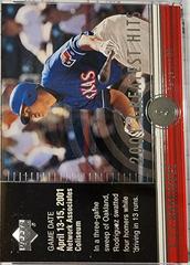 Alex Rodriguez #GH5 Baseball Cards 2002 Upper Deck 2001's Greatest Hits Prices