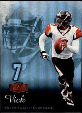 Michael Vick #4 Football Cards 2006 Flair Showcase