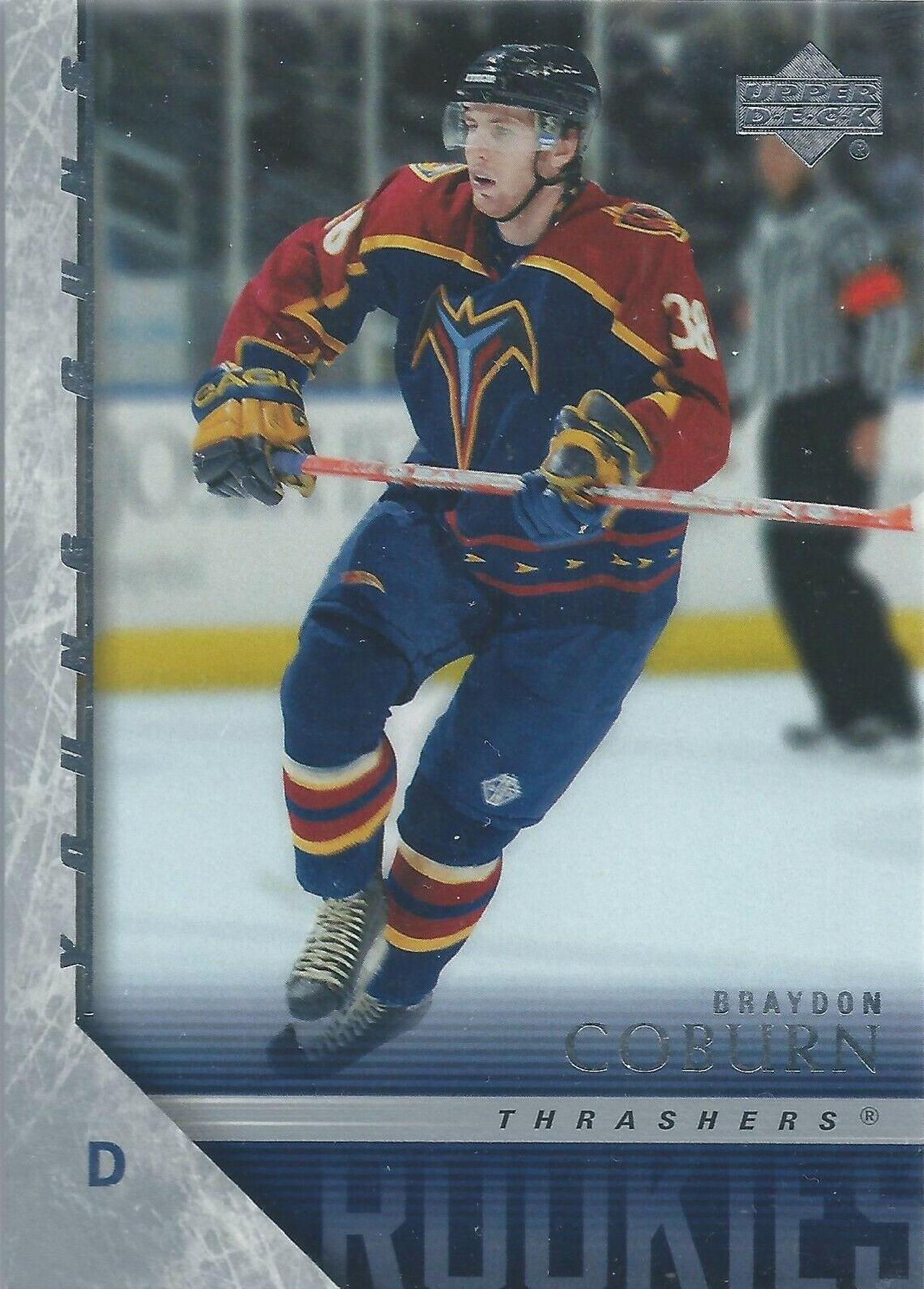 Braydon Coburn #233 Hockey Cards 2005 Upper Deck