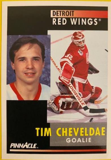 Tim Cheveldae #21 Hockey Cards 1991 Pinnacle