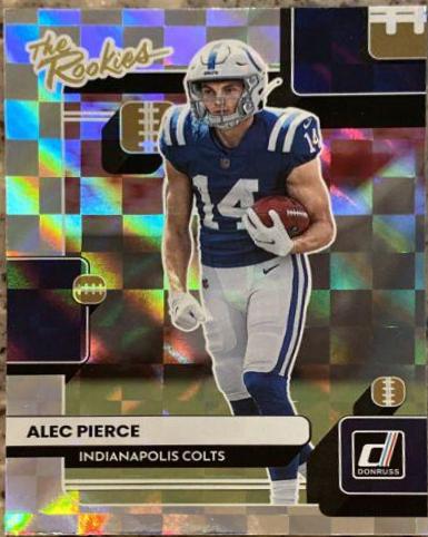 Alec Pierce #TR-21 Football Cards 2022 Panini Donruss The Rookies