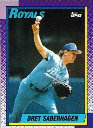 Bret Saberhagen #350 1990 Topps Baseball