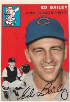 Ed Bailey #184 Baseball Cards 1994 Topps Archives 1954 Reprint