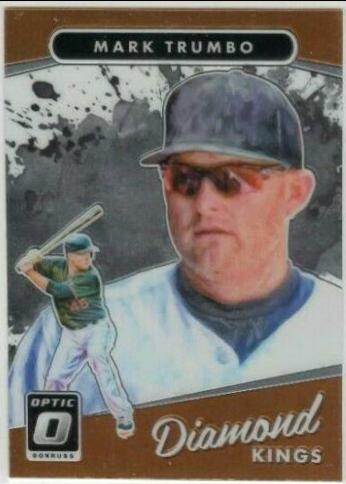 Mark Trumbo #3 Baseball Cards 2017 Panini Donruss Optic