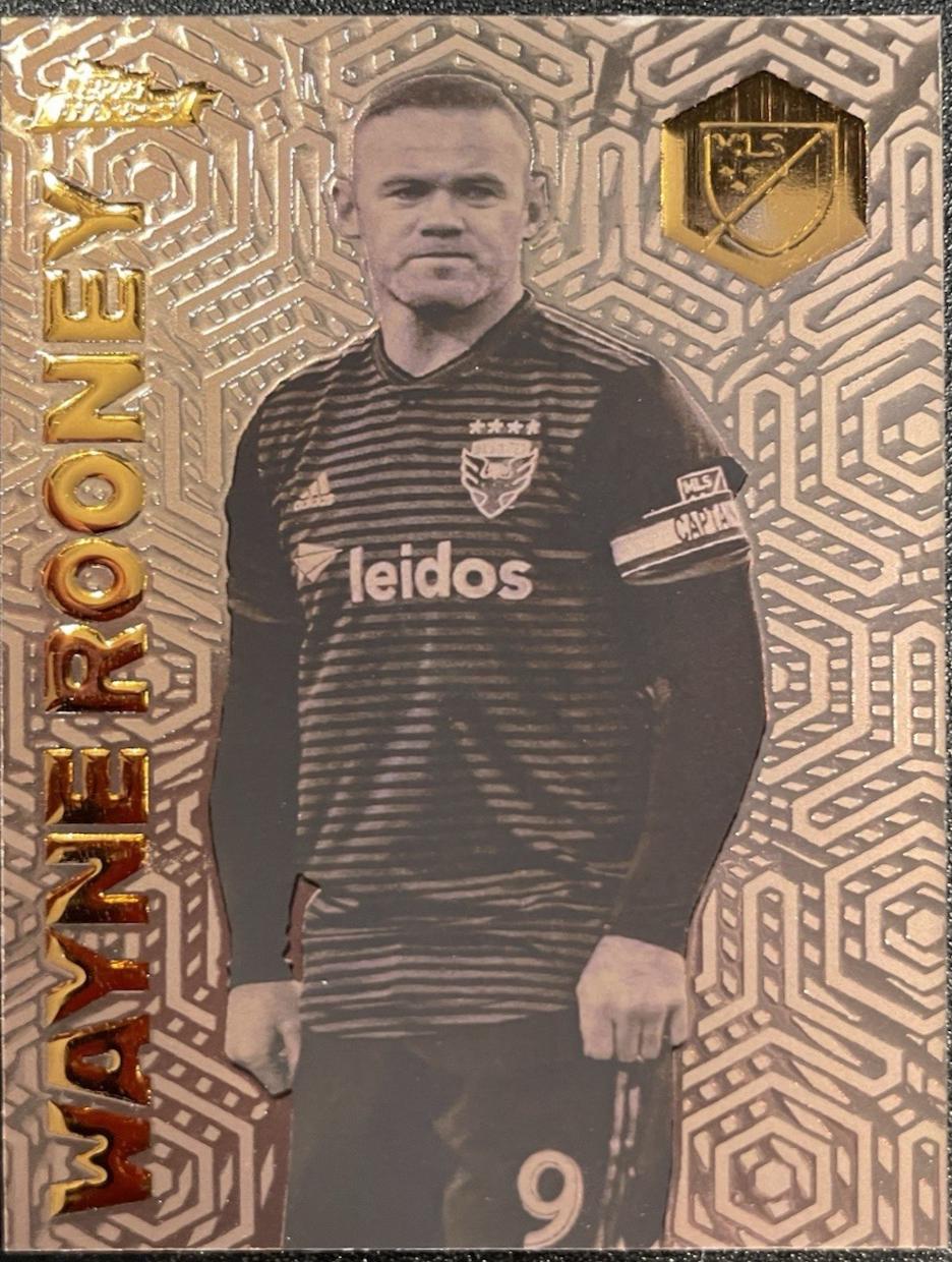 Wayne Rooney #FI-4 Soccer Cards 2024 Topps Finest MLS Idols Bronze