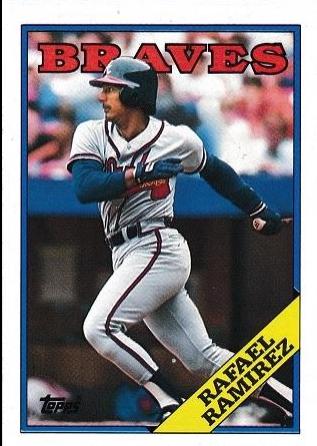 Rafael Ramirez #379 Baseball Cards 1988 Topps