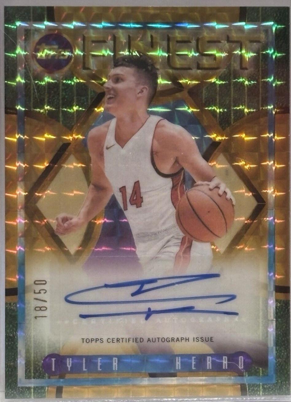 Tyler Herro [Gold Geometric Refractor] #FLA-THE