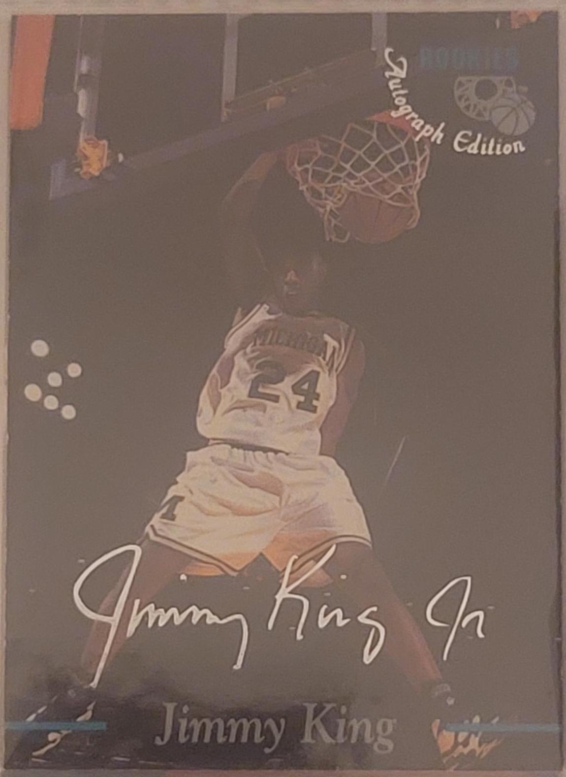 Jimmy King Jr #33 Basketball Cards 1995 Classic Autograph Edition Autographs