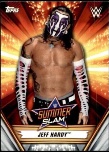 Jeff Hardy #34 Wrestling Cards 2019 Topps WWE SummerSlam