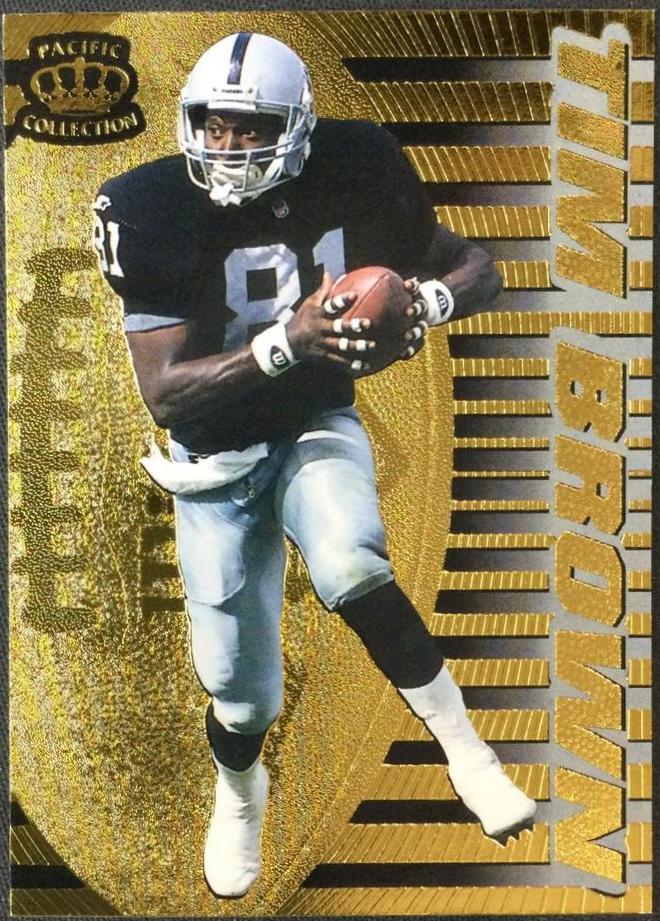 Tim Brown #P-103 1996 Pacific Dynagon Football