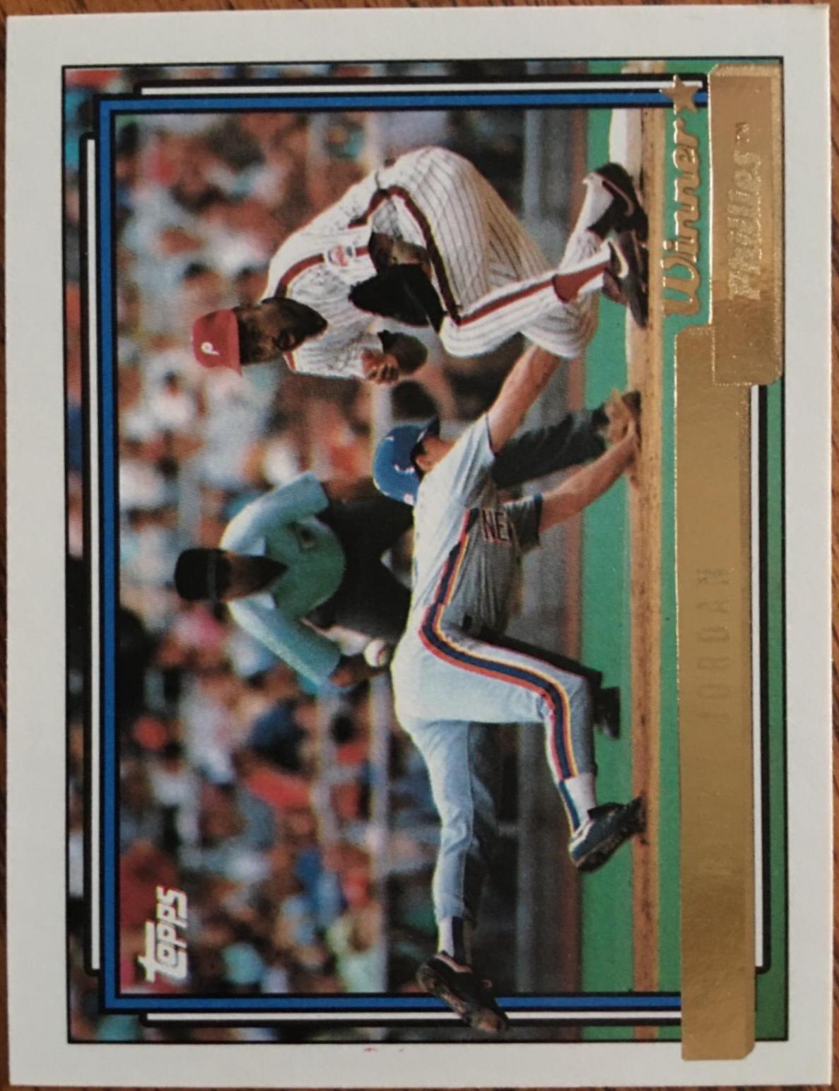 Ricky Jordan #103 Baseball Cards 1992 Topps Gold
