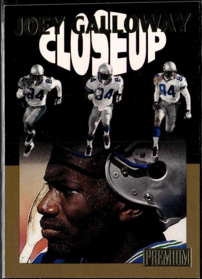 Joey Galloway #10CU Football Cards 1997 Skybox Premium Close Ups