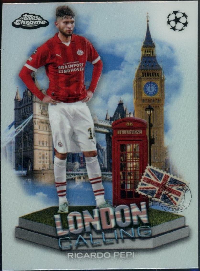 Ricardo Pepi #LC-12 Soccer Cards 2023 Topps Chrome UEFA Club London Calling