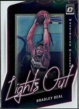 Bradley Beal #2 Basketball Cards 2020 Panini Donruss Optic Lights Out