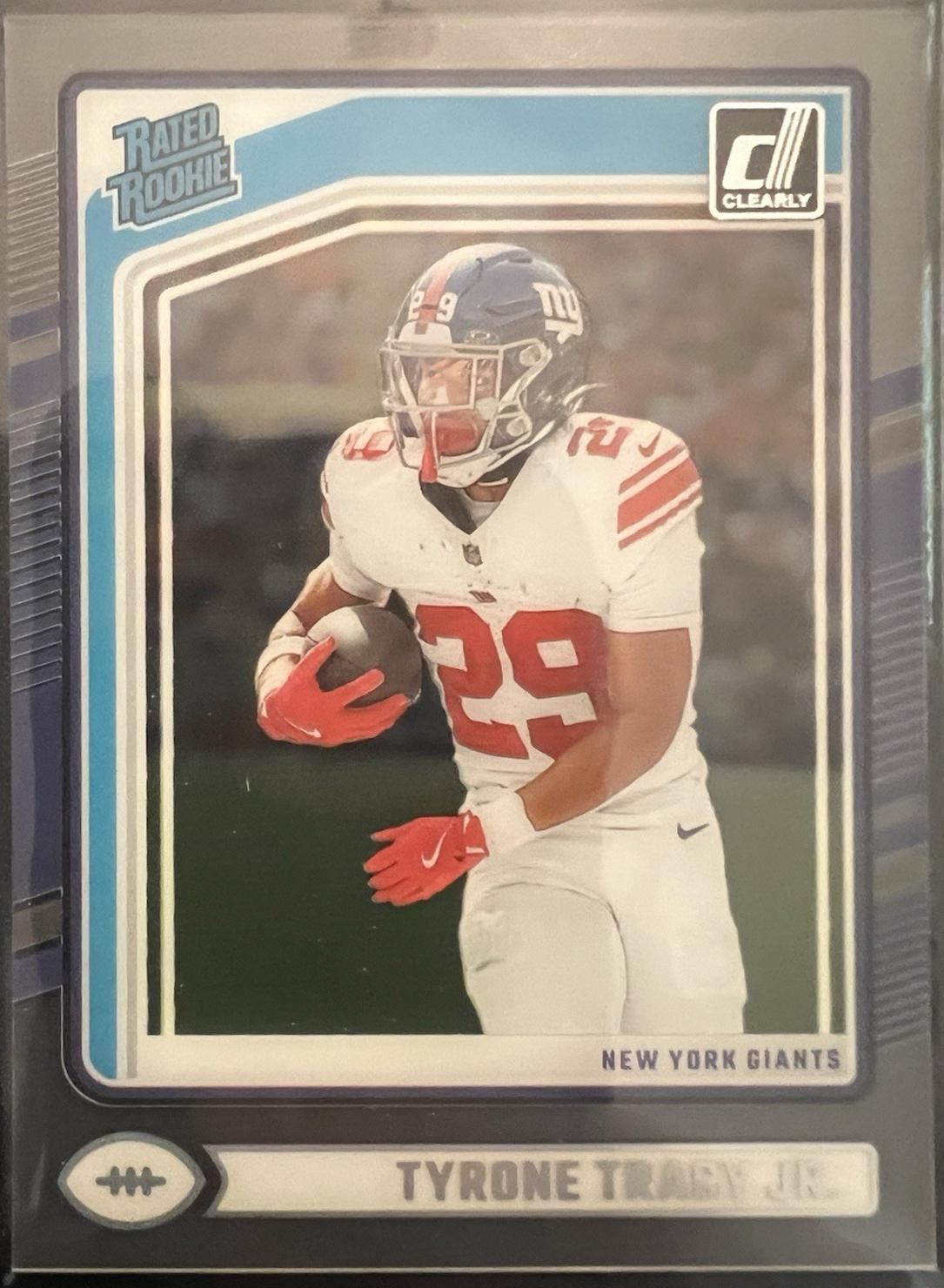 Tyrone Tracy Jr. [Rated Rookie Autograph] #100 Prices [Rookie] | 2024 ...