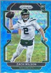 Zach Wilson [Blue Wave Prizm] #332 Football Cards 2021 Panini Prizm Prices
