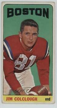 Jim Colclough #6 Football Cards 1965 Topps