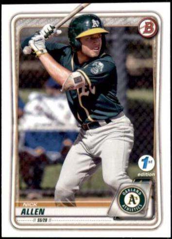 Nick Allen #BFE-105 2020 Bowman 1st Edition Baseball