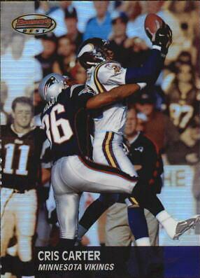 Cris Carter #18 Football Cards 2001 Bowman's Best