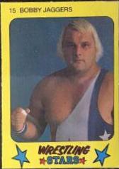 Bobby Jaggers #15 Wrestling Cards 1986 Monty Gum Wrestling Stars