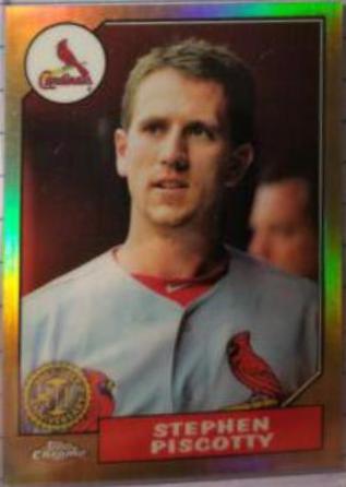 Stephen Piscotty #87T-16 Baseball Cards 2017 Topps Chrome 1987
