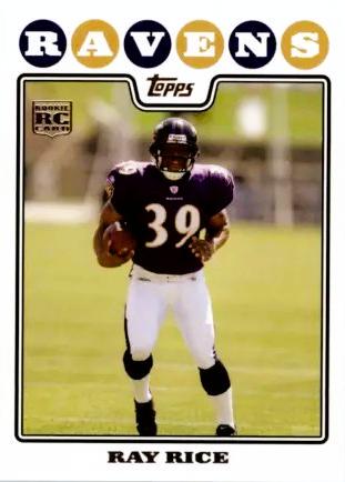 Ray Rice #352 Football Cards 2008 Topps