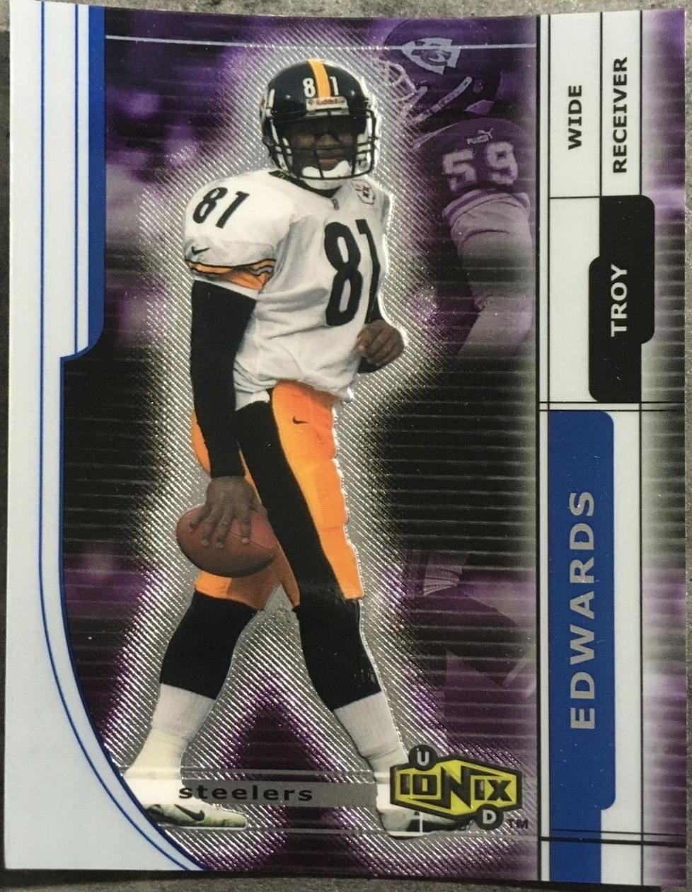 Troy Edwards #45 Football Cards 2000 Upper Deck Ionix