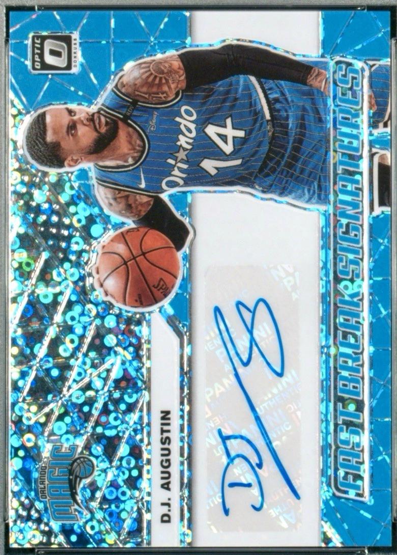 D. J. Augustin #FB-DJA 2019 Panini Donruss Optic Fast Break Signatures Basketball