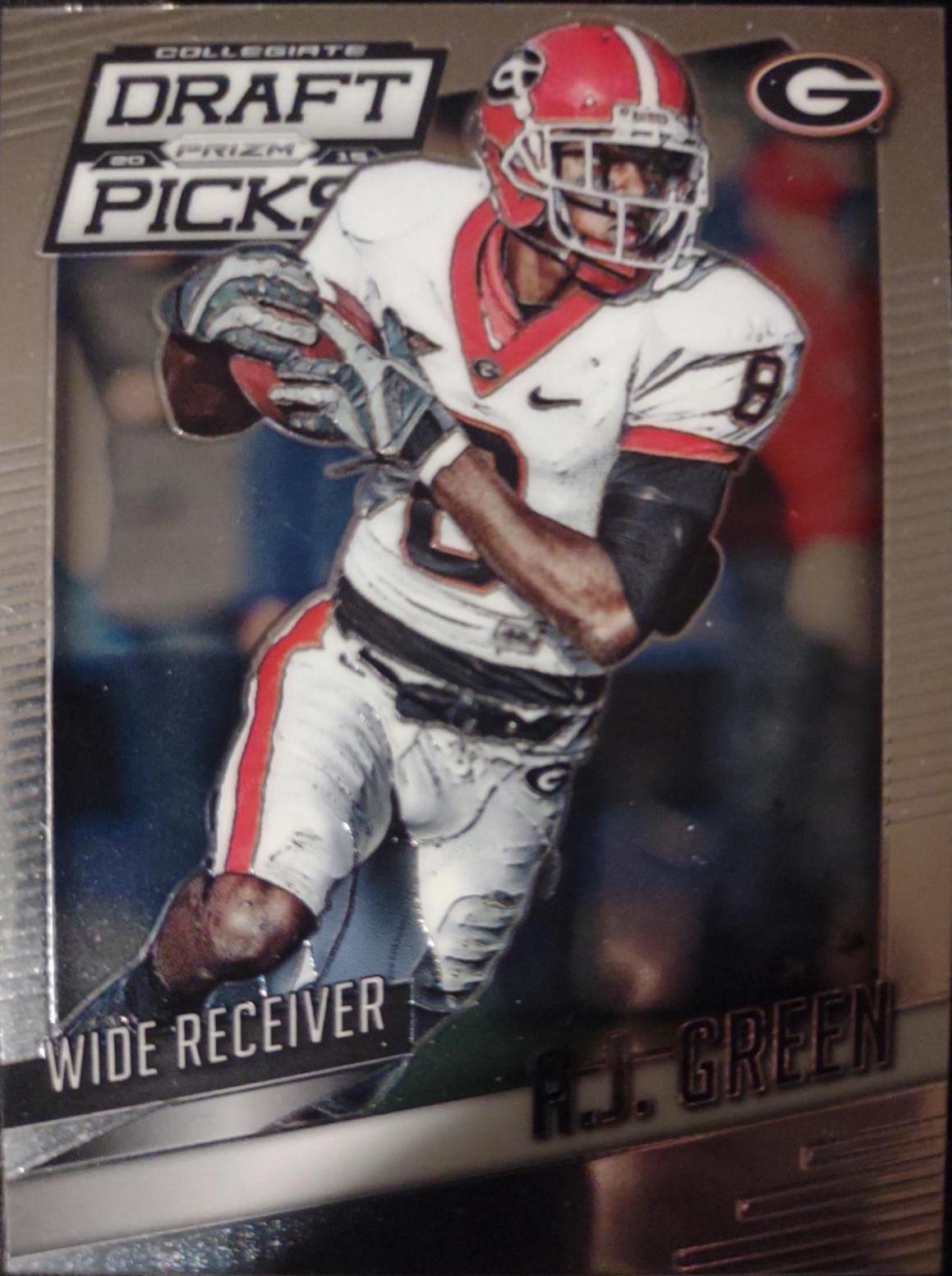 A.J. Green #1 Football Cards 2015 Panini Prizm Collegiate Draft Picks