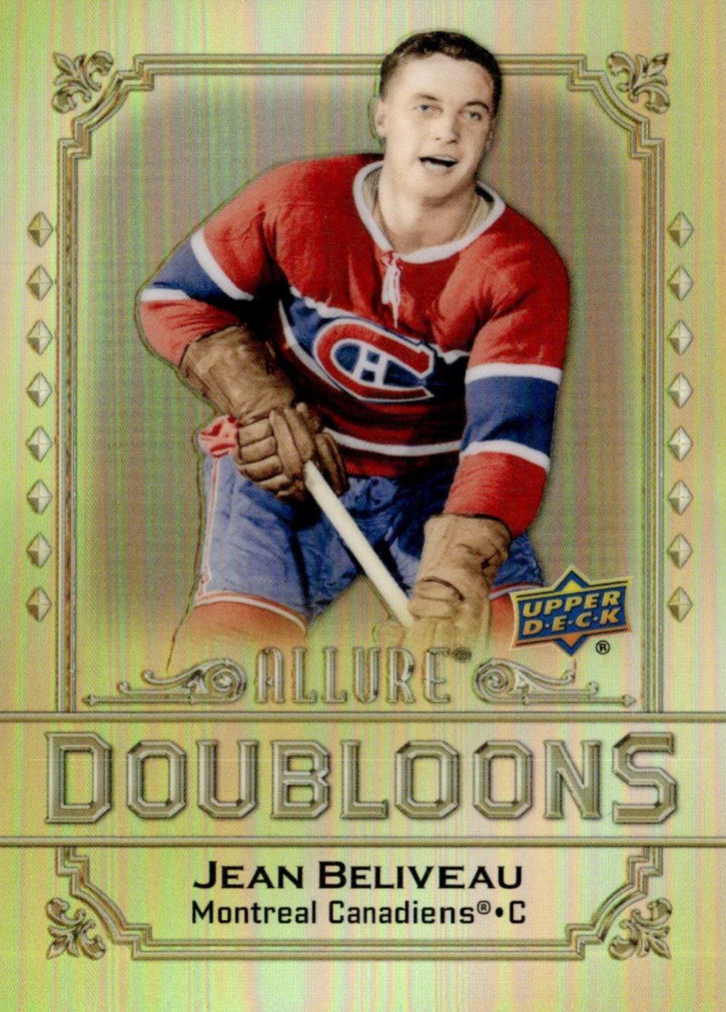 Jean Beliveau #DB-27 2024-25 Upper Deck Allure Hockey Doubloons