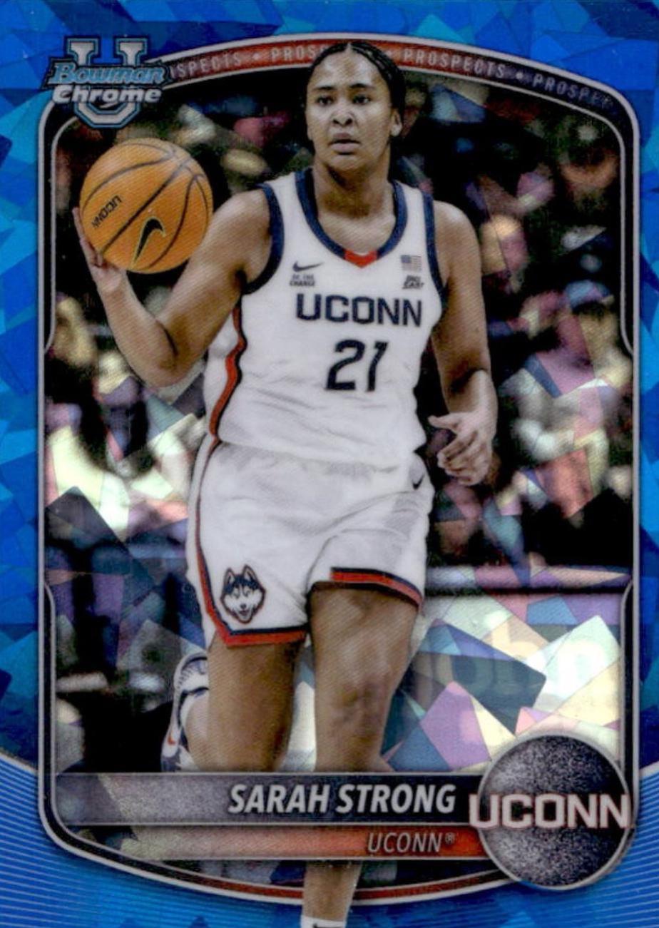 Sarah Strong #BCP-80 2025-26 Bowman Sapphire Basketball Chrome Prospects Sapphire