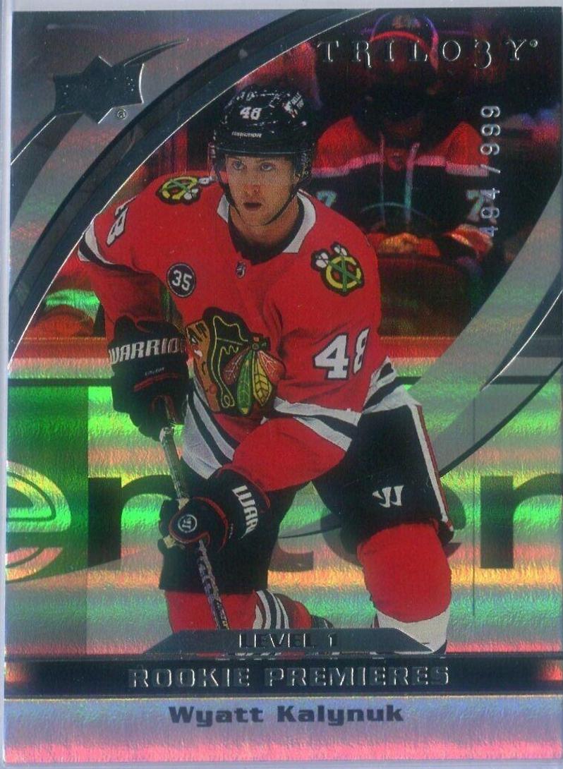 Wyatt Kalynuk #31 Hockey Cards 2021 Upper Deck Trilogy