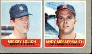 1969 American League Strikeout Leaders: Sam McDowell / Mickey Lolich / Andy Messersmith