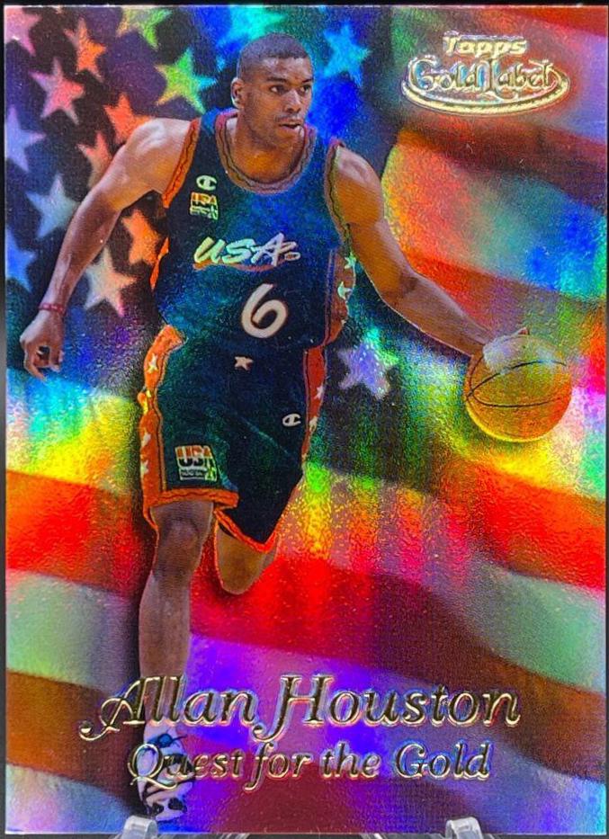 Allan Houston #Q1 Basketball Cards 1999 Topps Gold Label Quest for the Gold