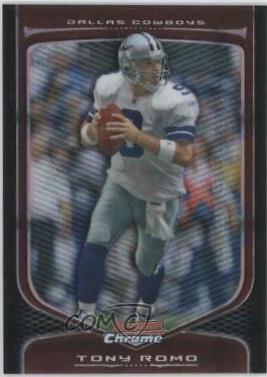 Tony Romo #4 Football Cards 2009 Bowman Chrome