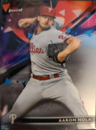 Aaron Nola #76 2021 Topps Finest Baseball