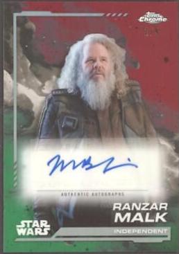 Mark Boone Jr. as Ranzar Malk [Dathomir Red Refractor] #AU-MBO