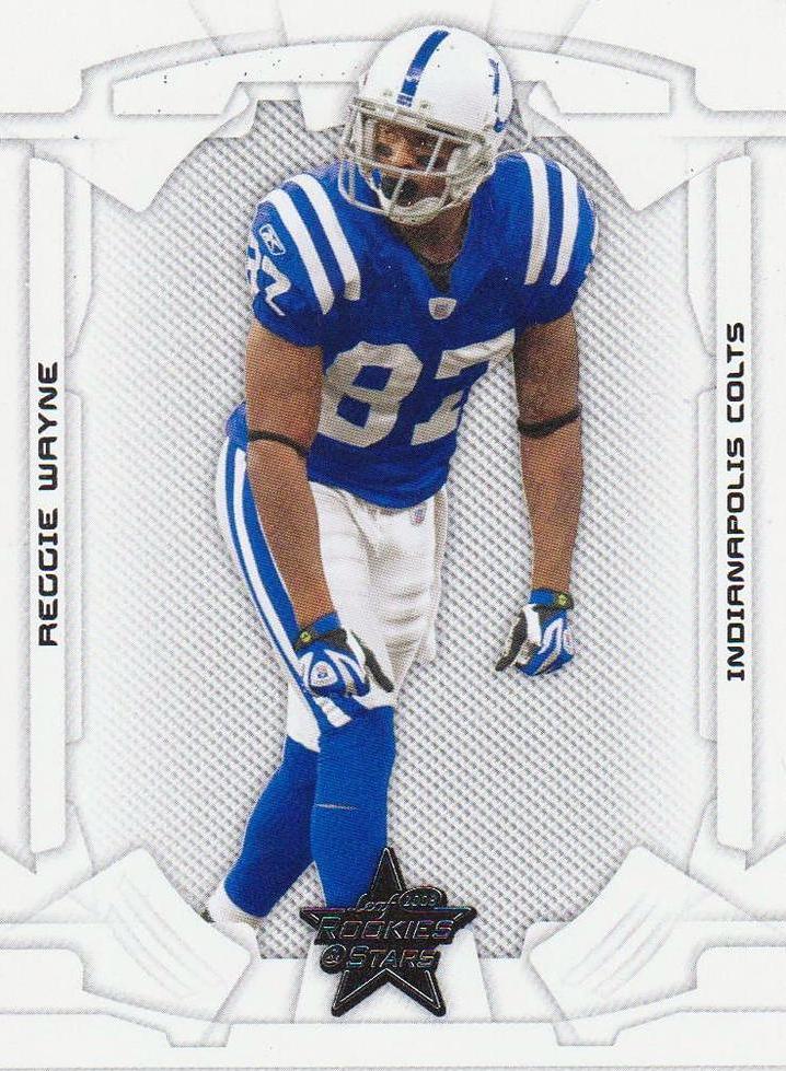 Reggie Wayne #42 Football Cards 2008 Leaf Rookies & Stars