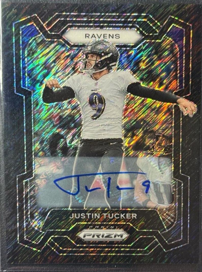 Justin Tucker [Autograph Black Shimmer] #22