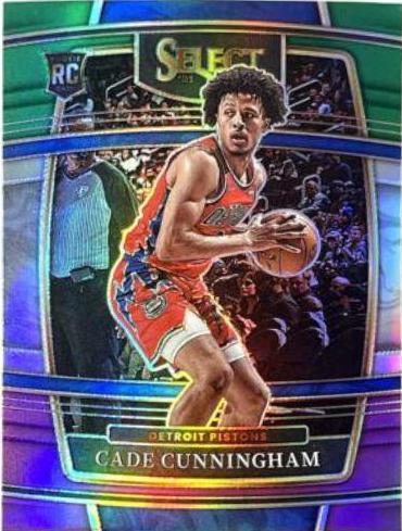 2021 Cade Cunningham [Green White Purple Prizm] #11
