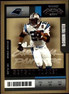 DeShaun Foster #15 Football Cards 2004 Playoff Contenders