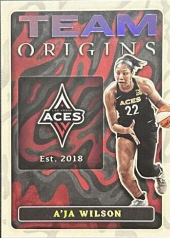 A'ja Wilson #10 Basketball Cards 2023 Panini Origins WNBA Team
