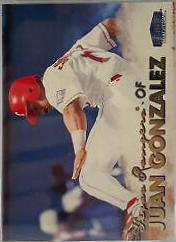 Juan Gonzalez #29 Baseball Cards 1999 Fleer