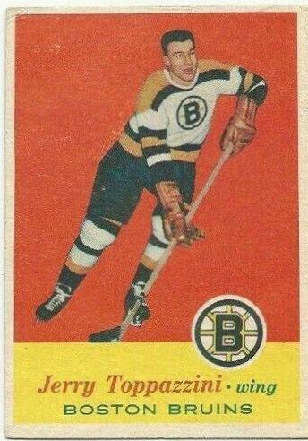 Jerry Toppazzini #5 Hockey Cards 1957 Topps