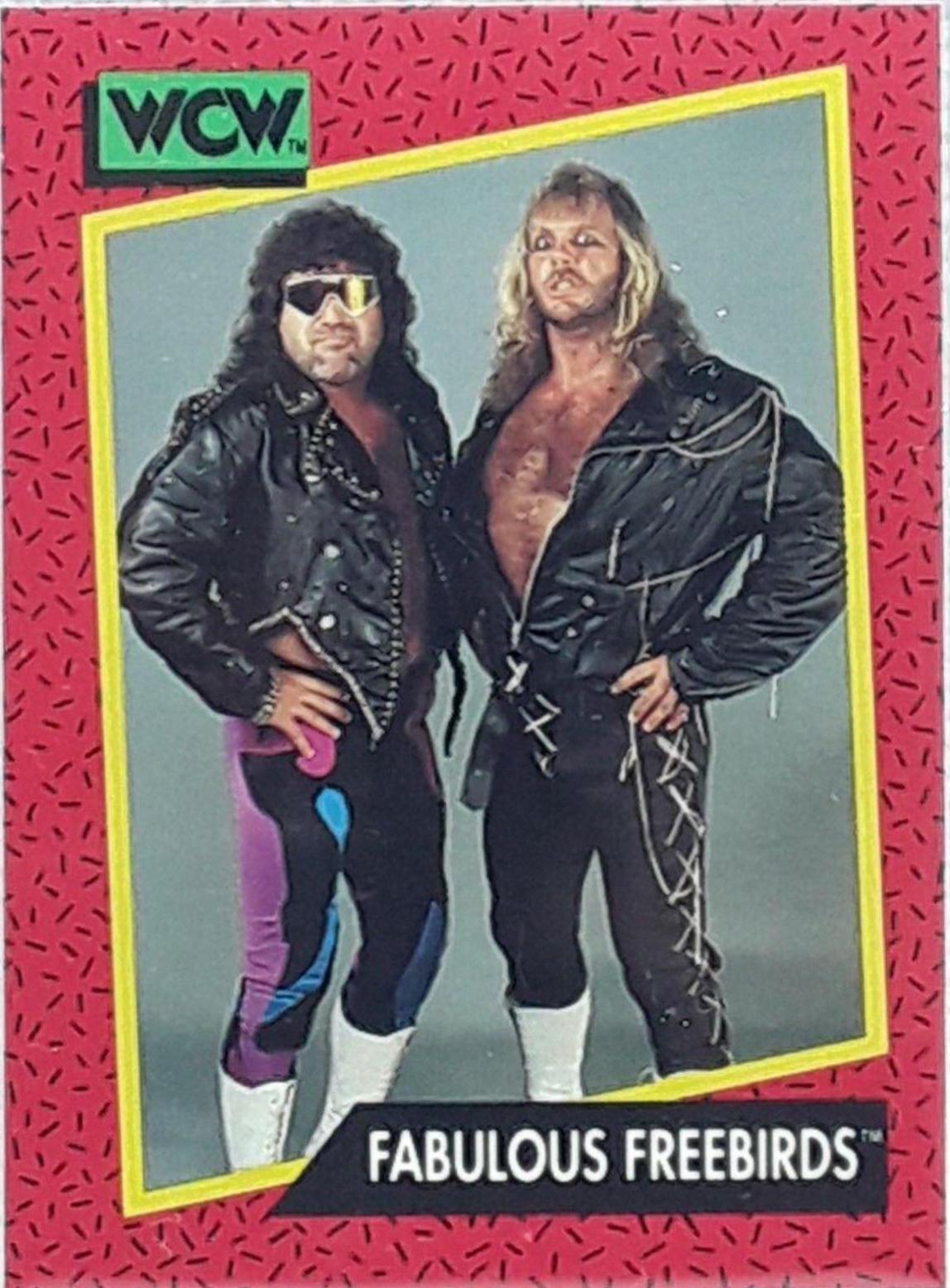 Fabulous Freebirds #128 Wrestling Cards 1991 Impel WCW