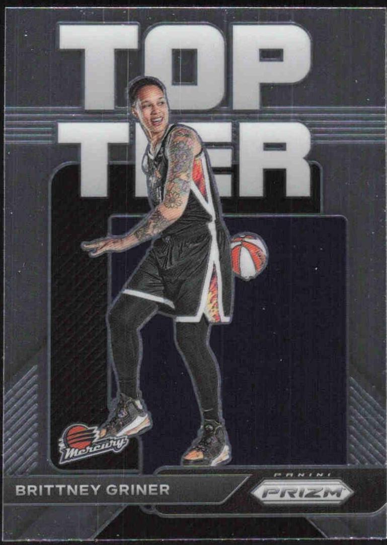 Brittney Griner #3 Basketball Cards 2023 Panini Prizm WNBA Top Tier